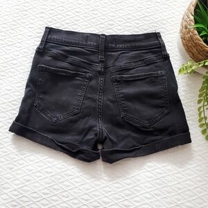Vintage HOLLISTER High Rise Distressed Rolled Cuff Denim Shorts